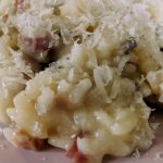 bacon mushrooms risotto