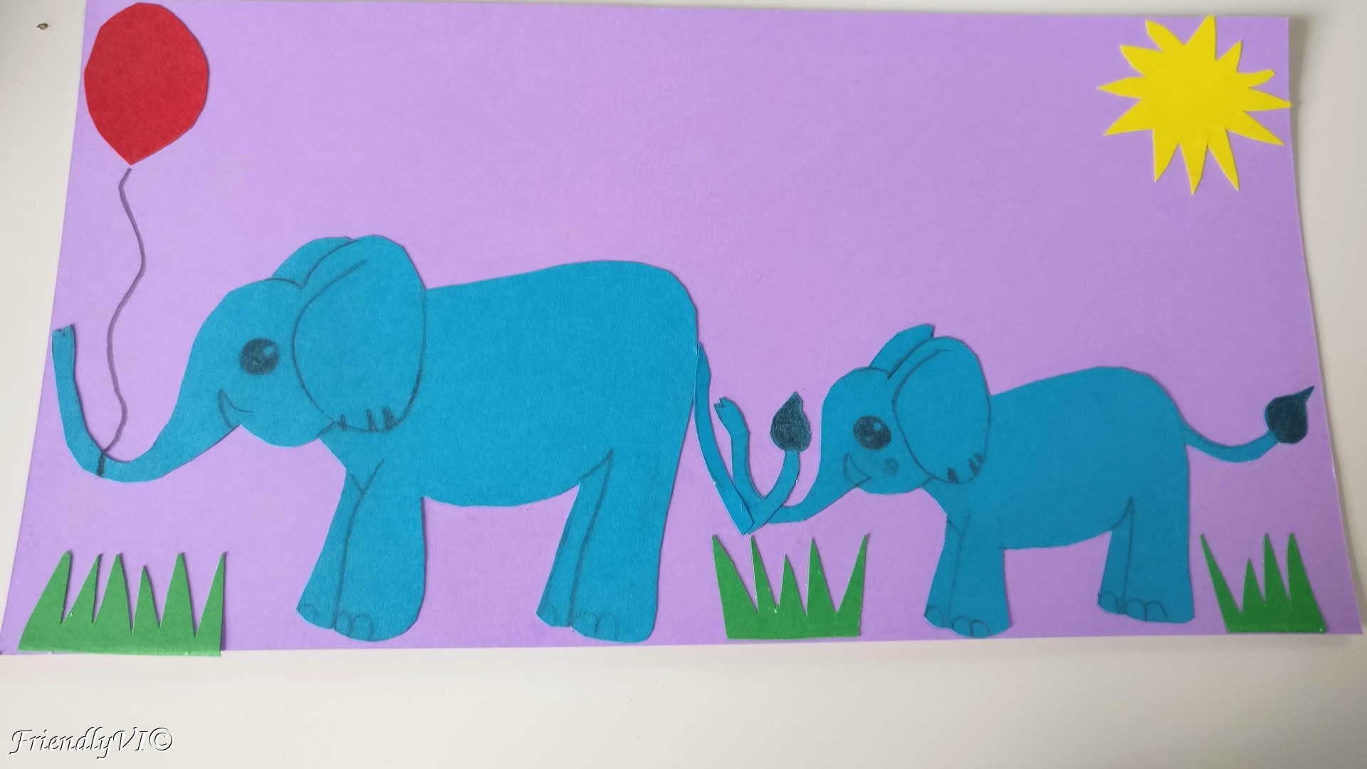 elephant anniversary card
