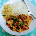 red thai curry chicken