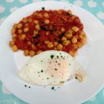 Chana Masala with egg