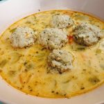 meatball soup with sour cream