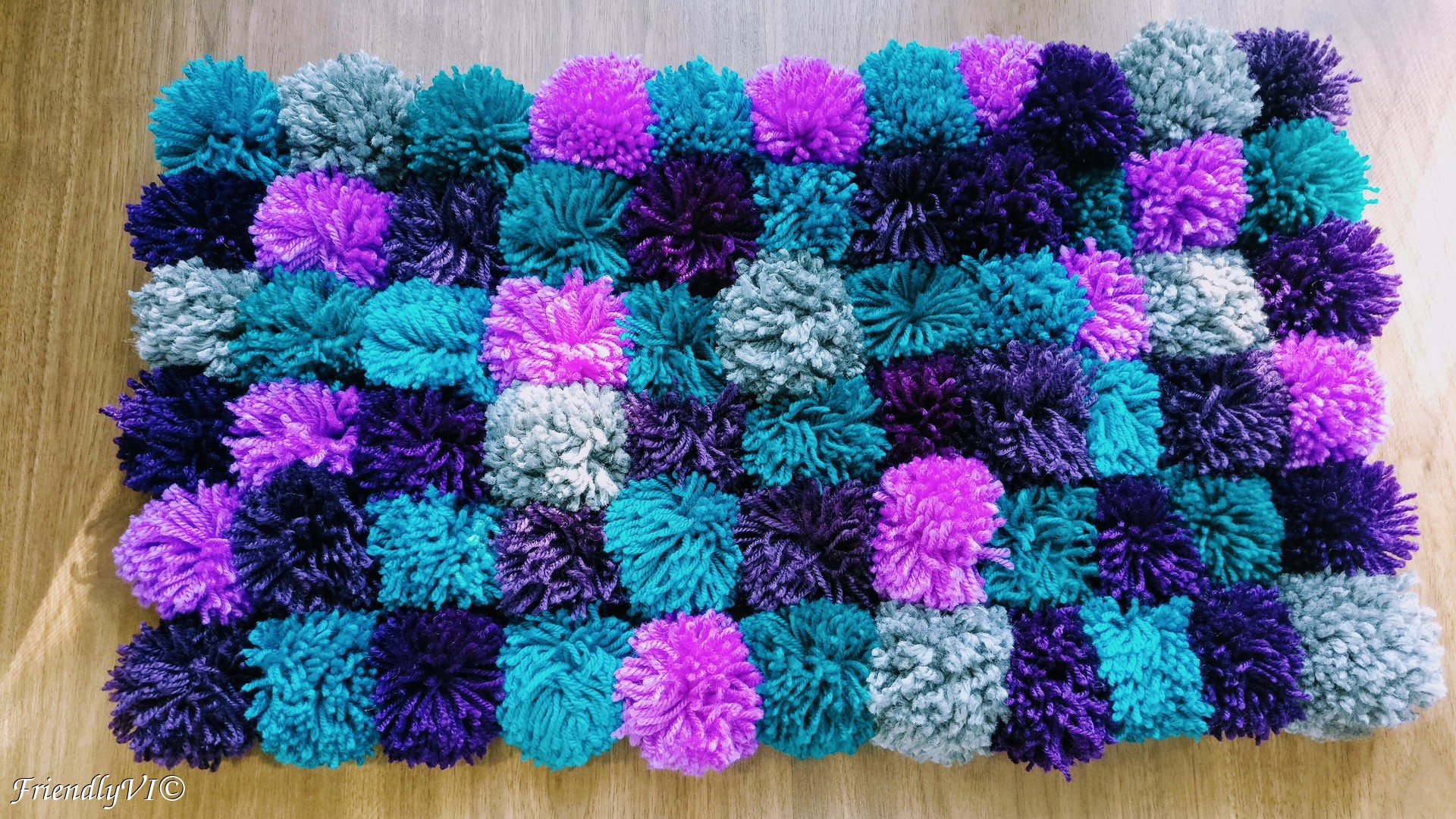 pom pom rug