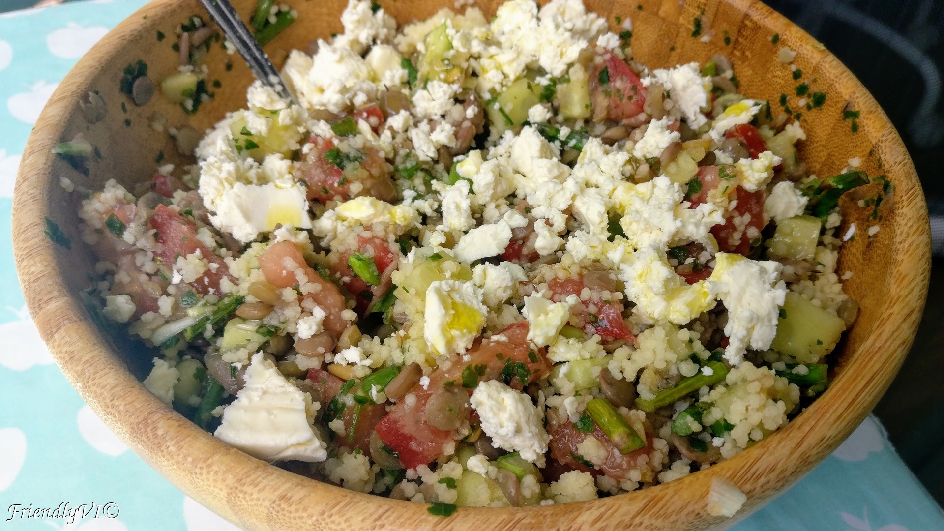 lentils tabbouleh