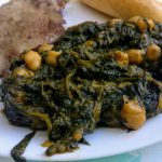 garbanzo beans with spinach